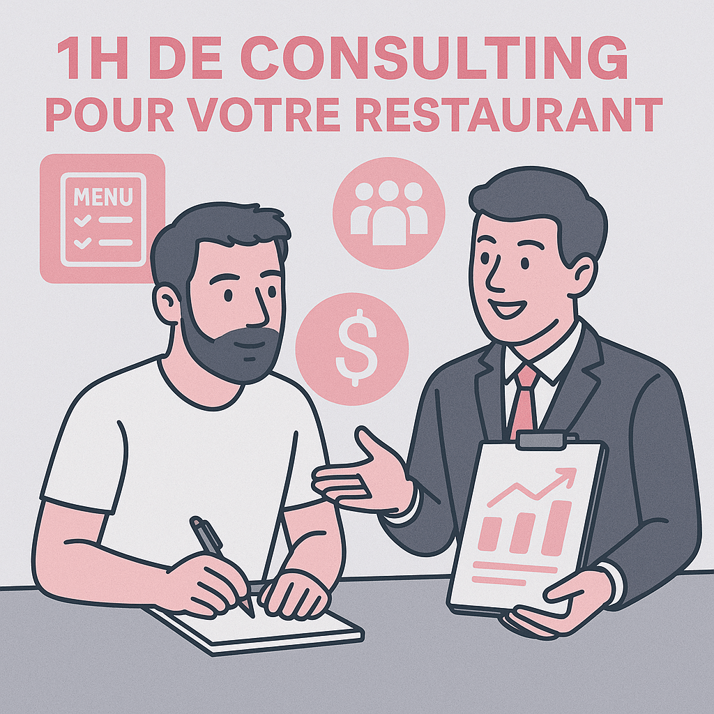 1h de consulting pour vos votre restaurant