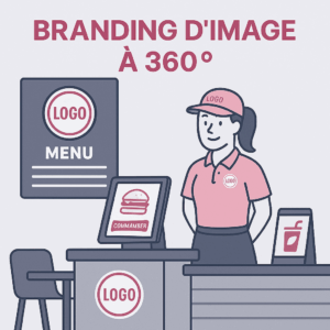 Nous créons le branding complet de votre restaurant.