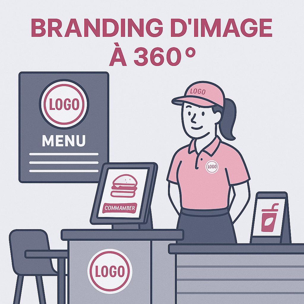 Nous créons le branding complet de votre restaurant.