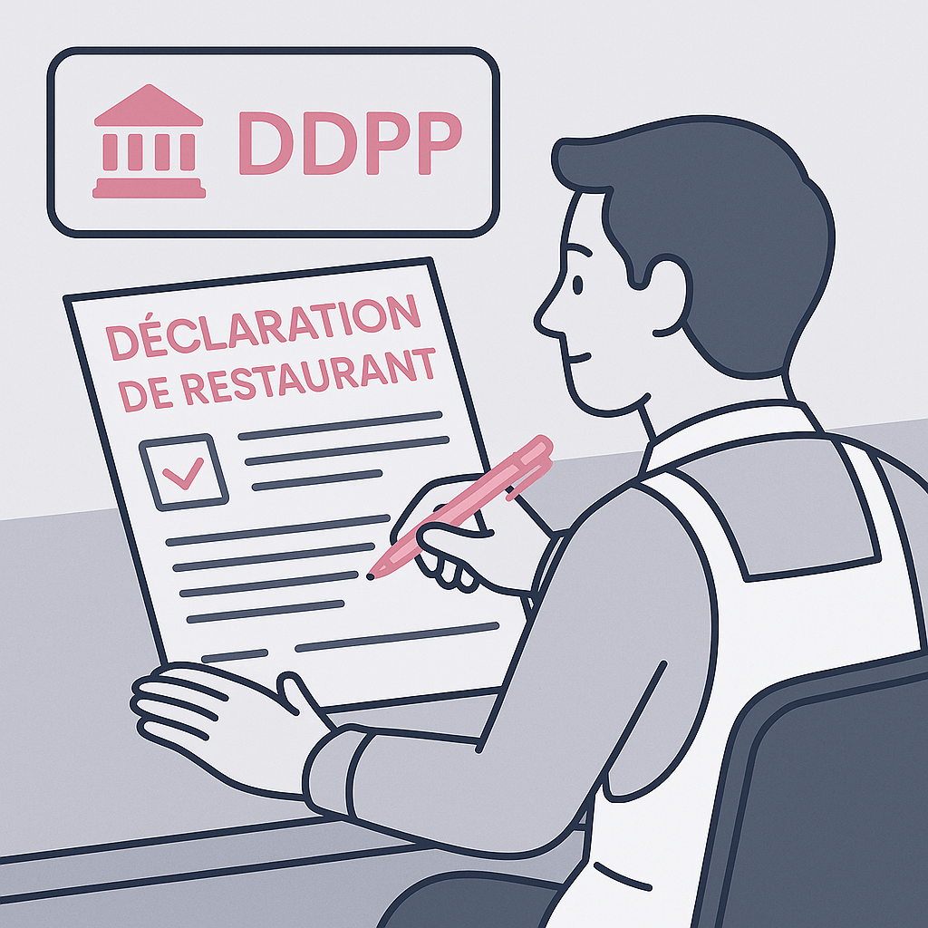 Déclaration de votre restaurant à la DDPP DGCCRF.