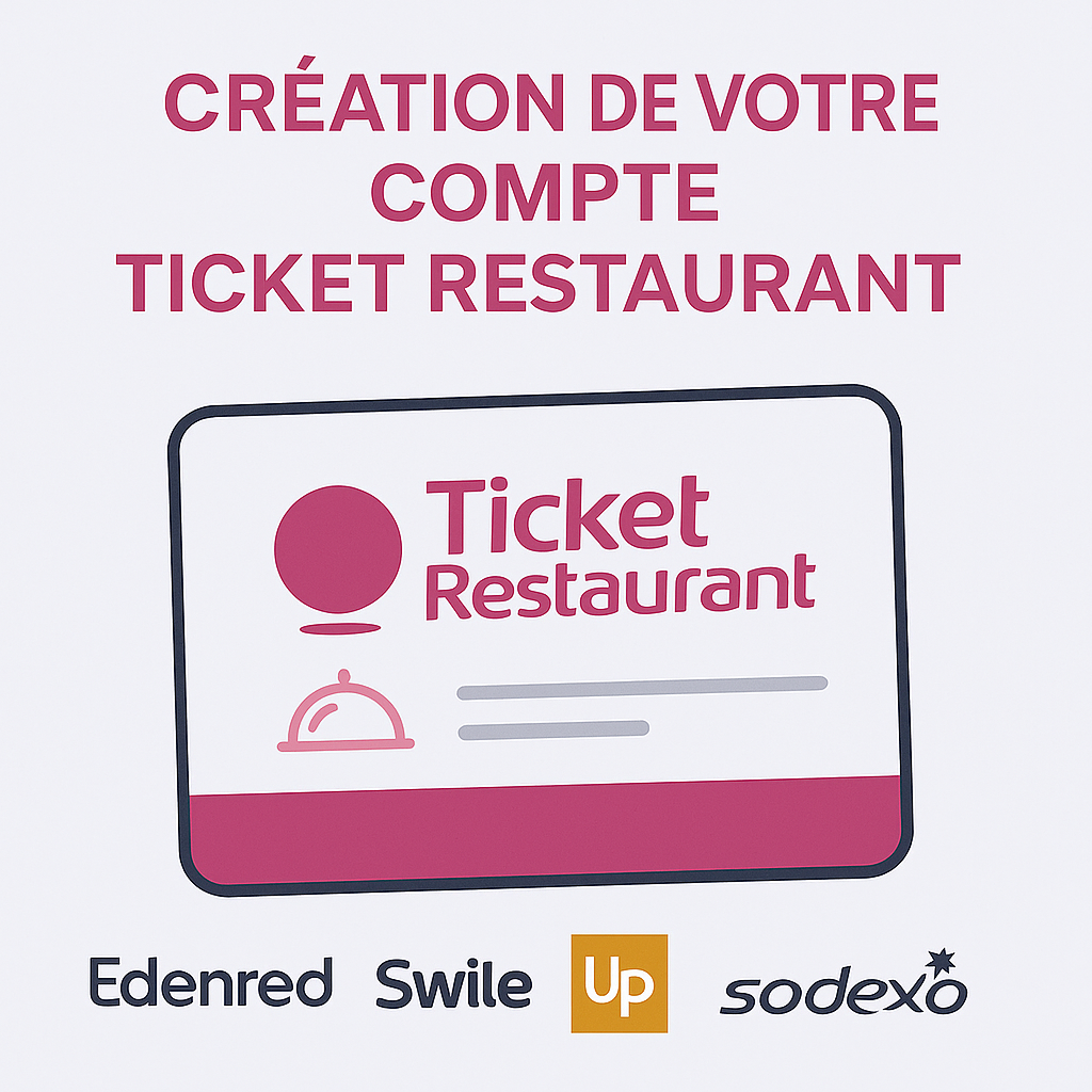 Création de vos comptes tickets restaurant.