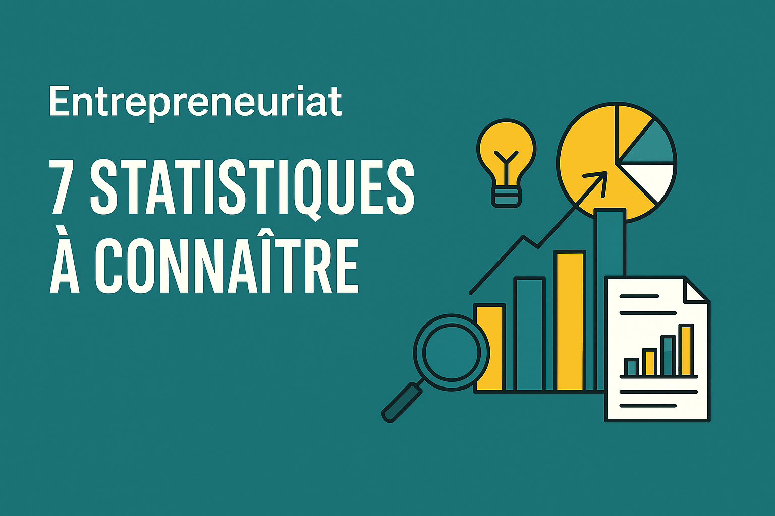 Entrepreneuriat 7 statistiques à connaître